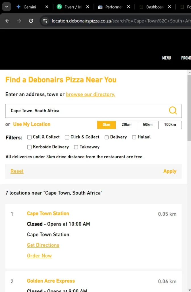 debonairs app features